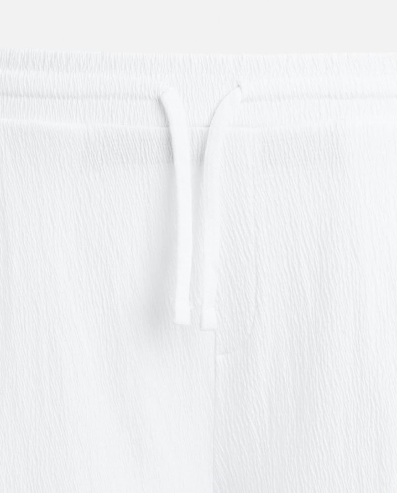 Zara Textured Trousers in White
