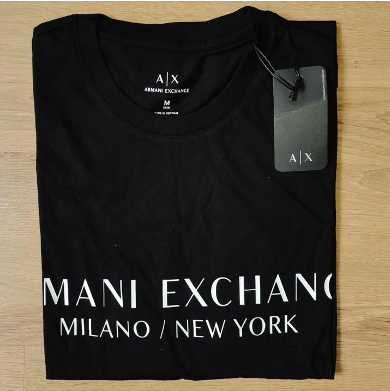 A.X Regular Fit T Shirt in Black