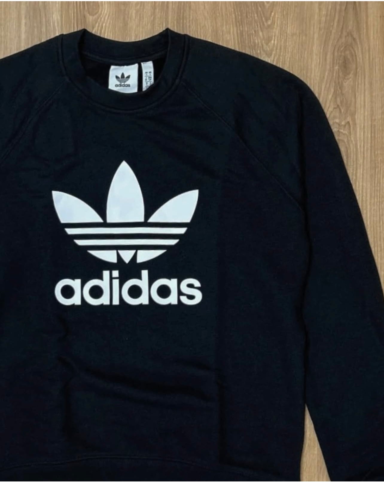 Adidas Regular Fit Sweatshirt in Black