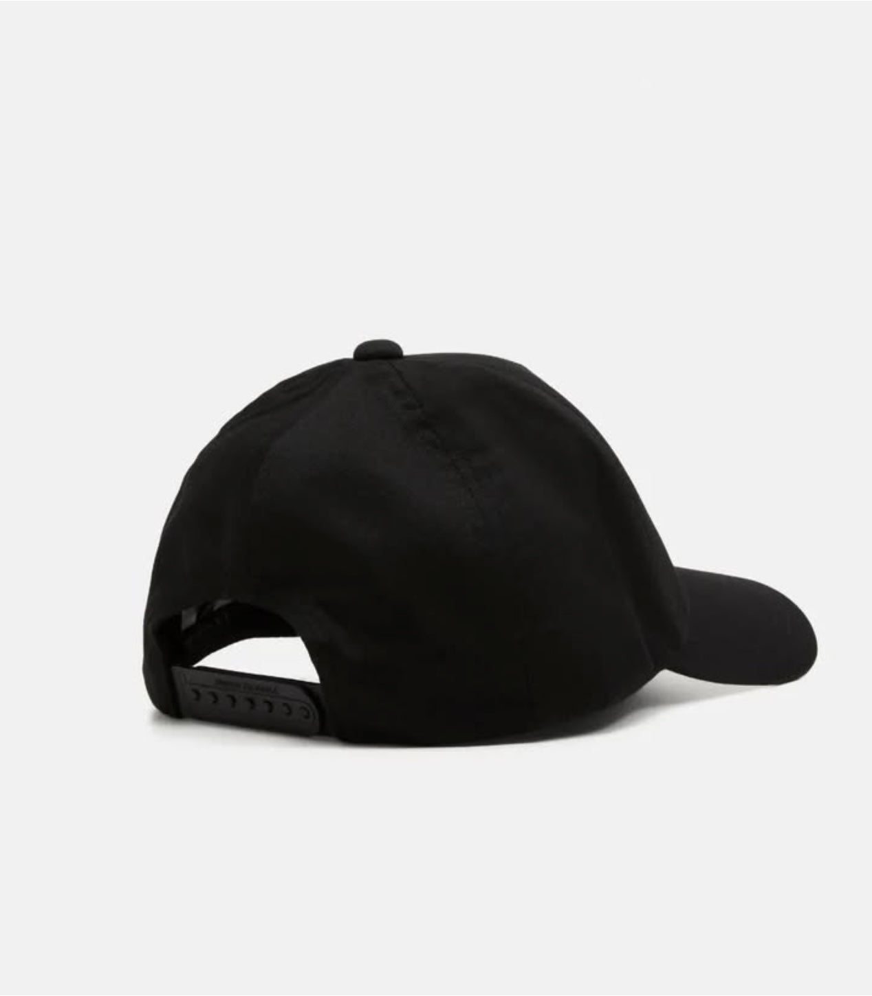 A X Baseball Cap in Black