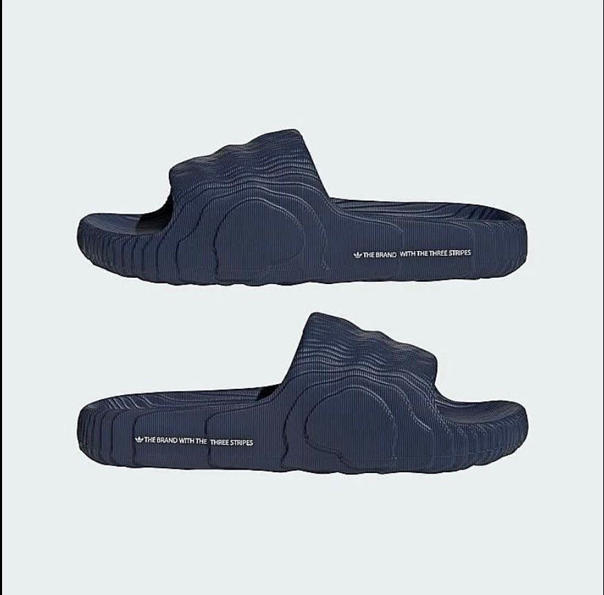 Adilette Slides Shirt Adidas Originals Adilette Slides In Navy