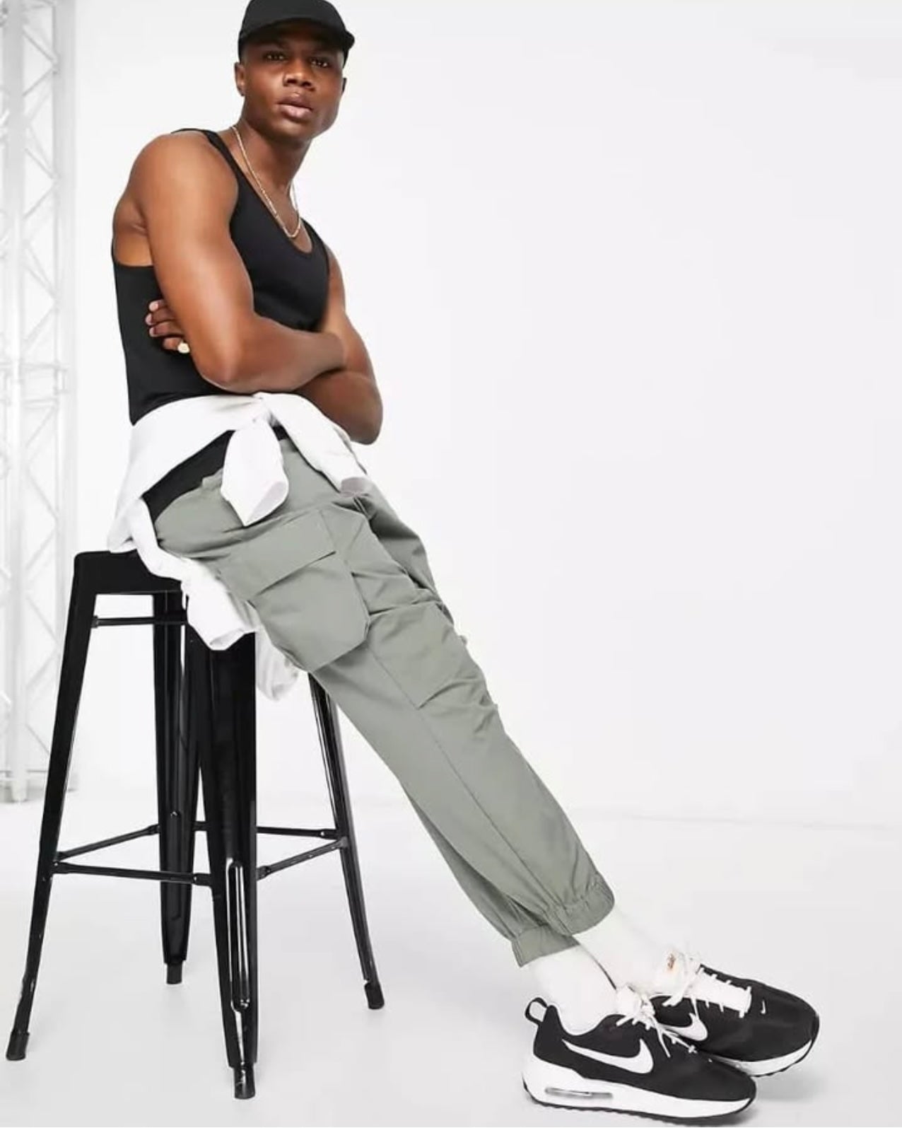 Asos Muscle Fit Vest in Black