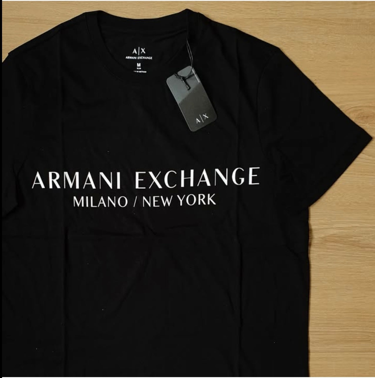 A.X Regular Fit T Shirt in Black