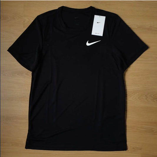 Nike Regular Fit Dri Fit T Shirt In Black