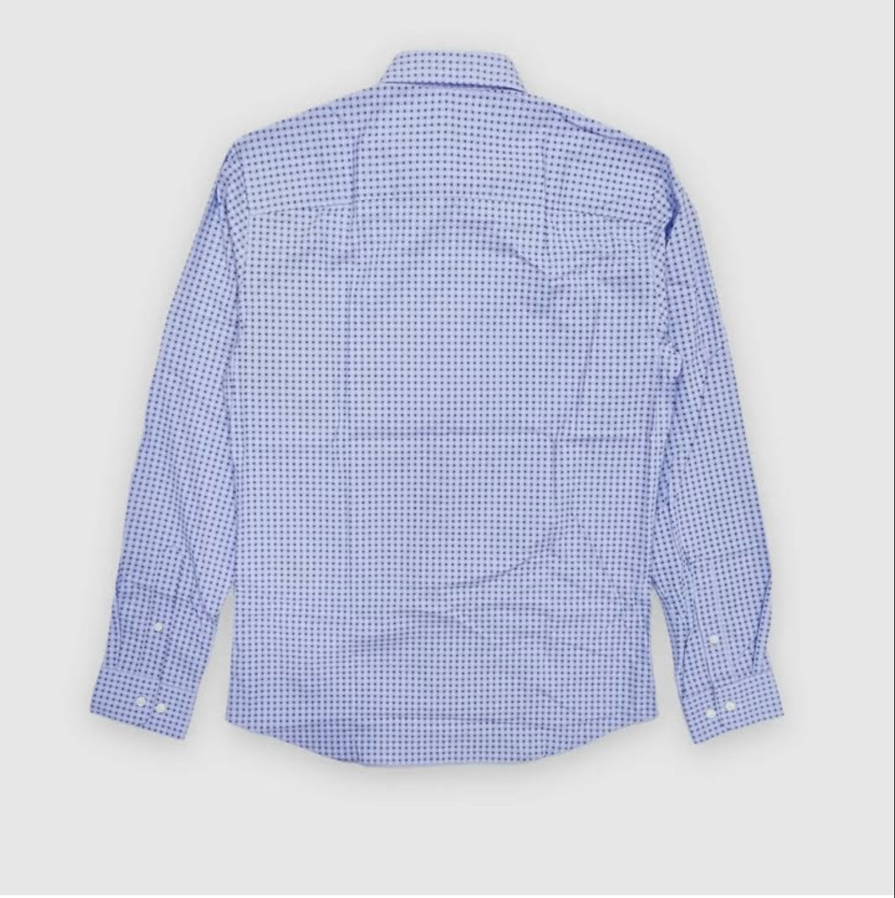 Jack & Jones Slim Fit Blue Pattern Button Cuff Shirt