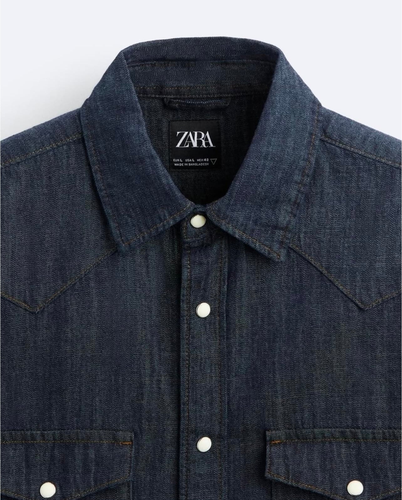Zara Regular Fit Denim in Navy