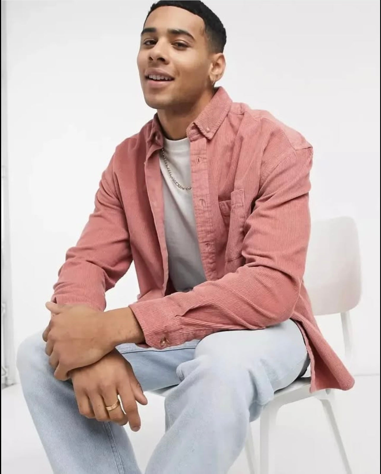 Asos Corduroy Shirt in Relaxed Fit