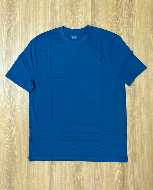 Asos Regular Fit Cotton T shirt in Blue
