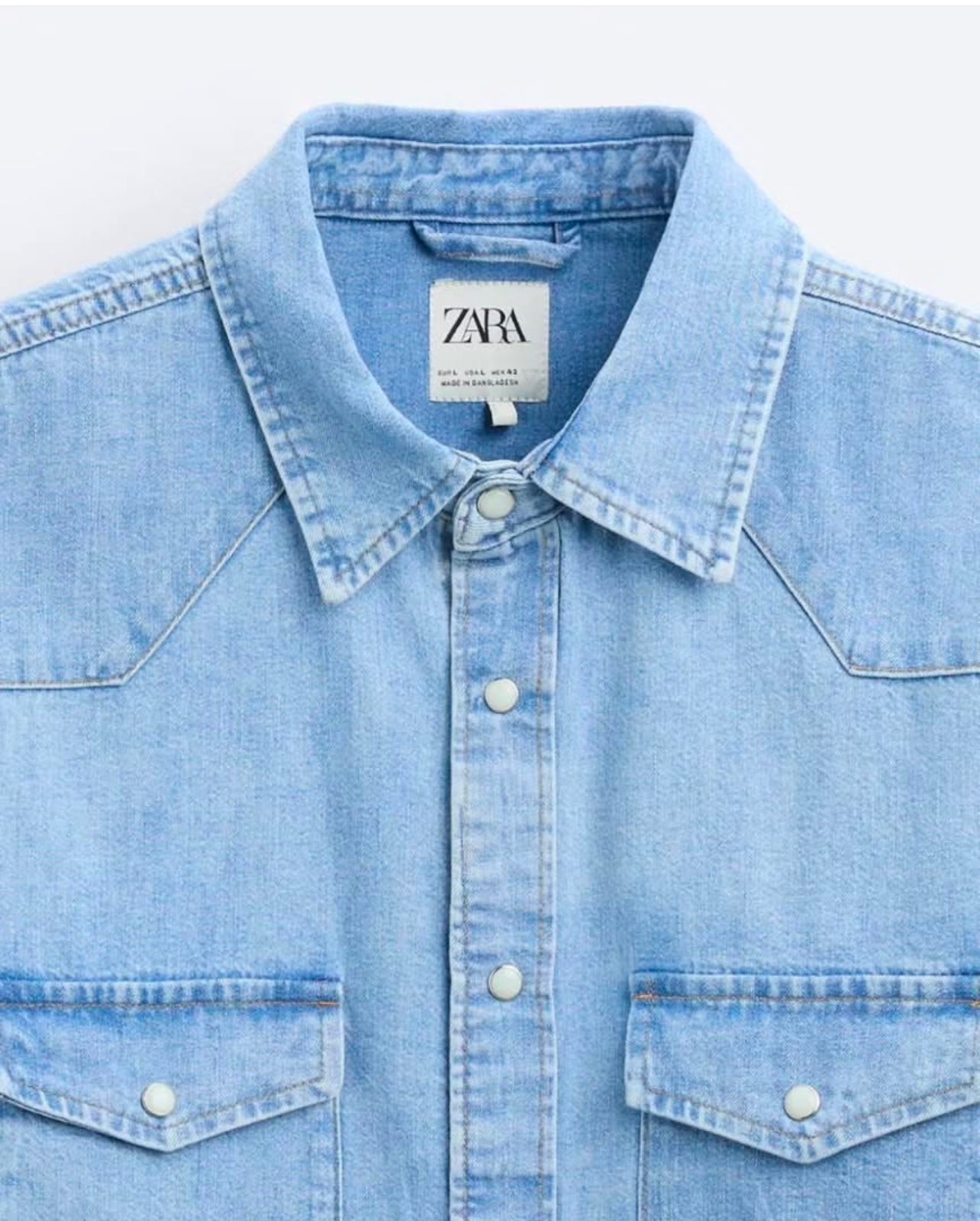Zara Regular Fit Denim in Blue