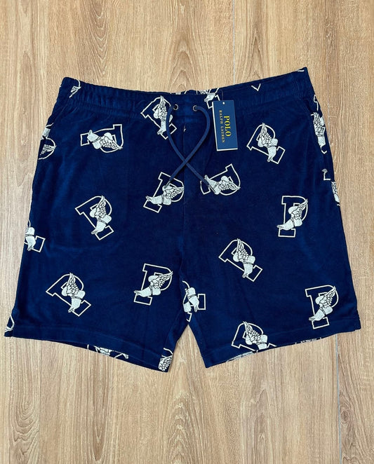 Polo Ralph Lauren Terry Shorts With All Over Retro Sport Logo