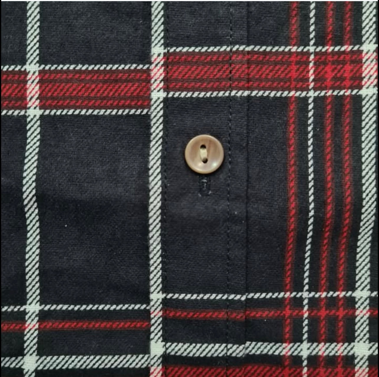 Brave Soul Regular Fit Red and Black Check Button Cuff Shirt