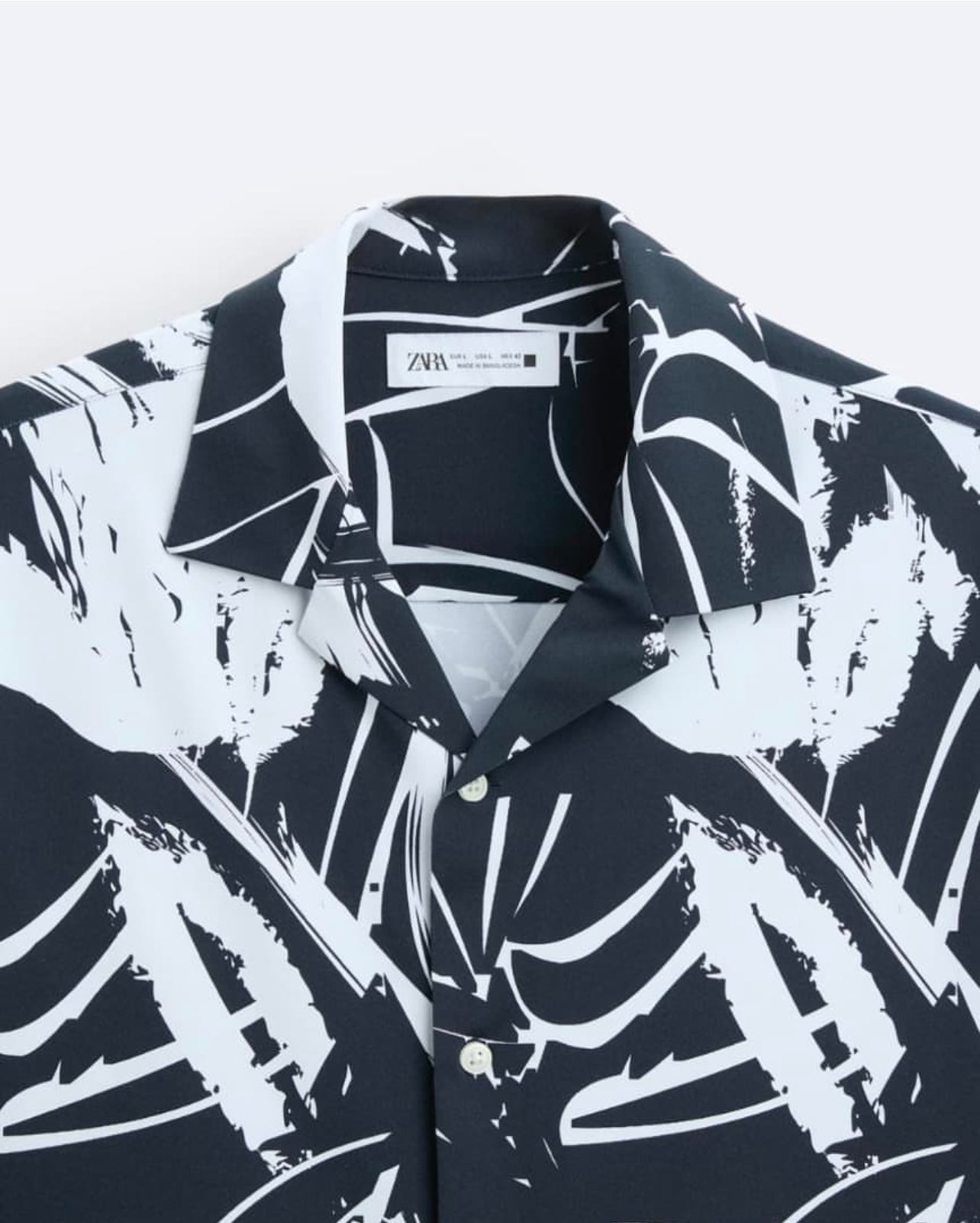 Zara Regular Fit Shirt in Navy