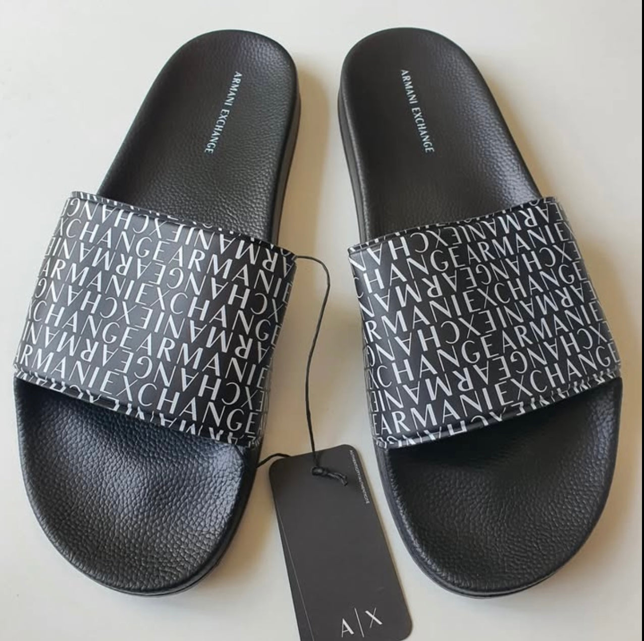A X Slides in Black