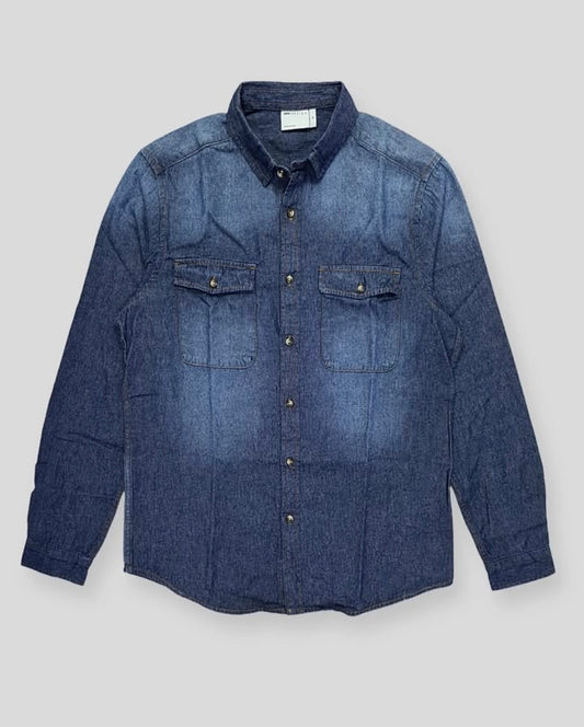 Asos Denim Shirt in Blue Wash
