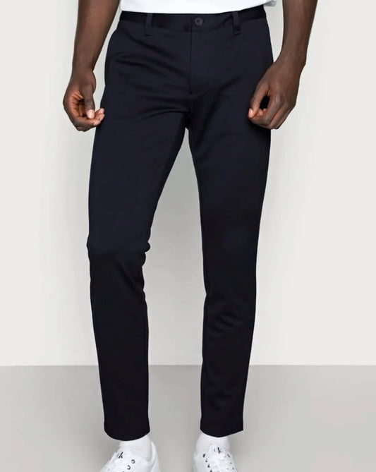 Only & Sons Slimfit Onsmark Stretch Pants in Navy