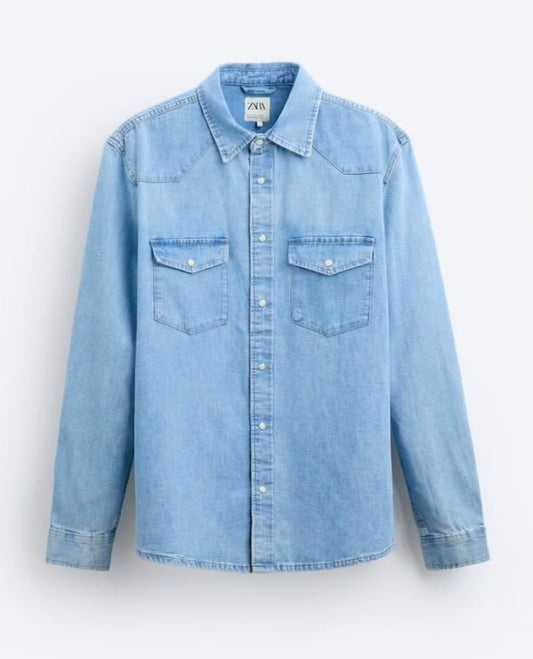 Zara Regular Fit Denim in Blue