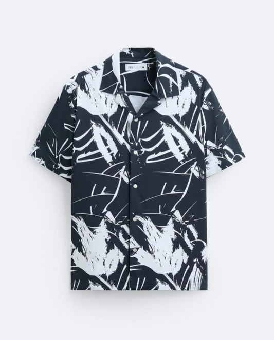 Zara Regular Fit Shirt in Navy