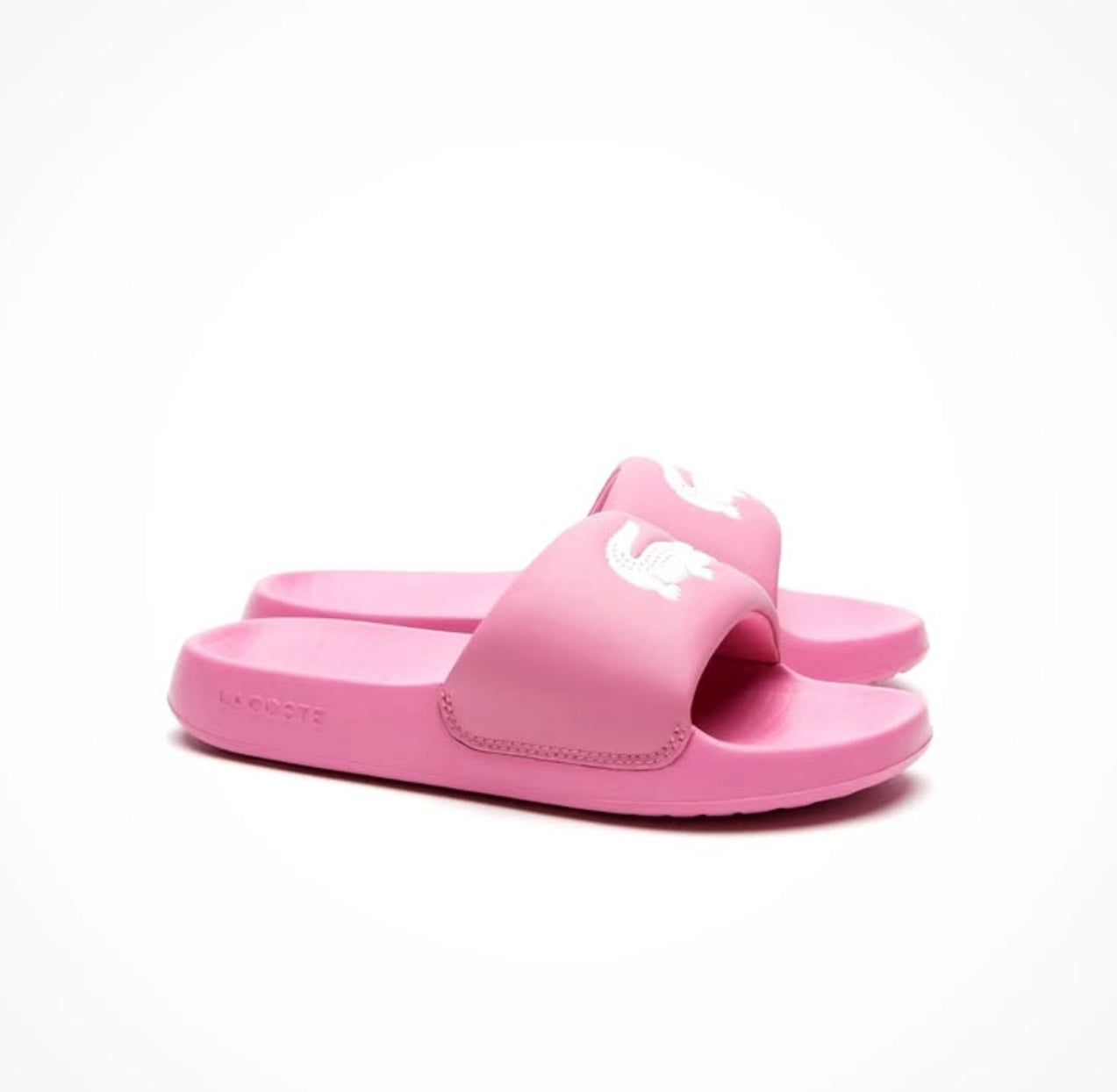 Lacoste Serve 1.0 Slides in Pink