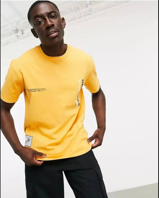 Asos Regular Fit T Shirt in Yellow
