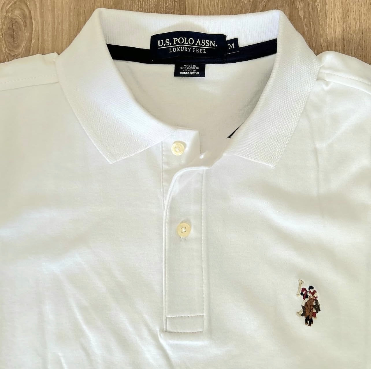US Polo Assn Polo Shirt in White