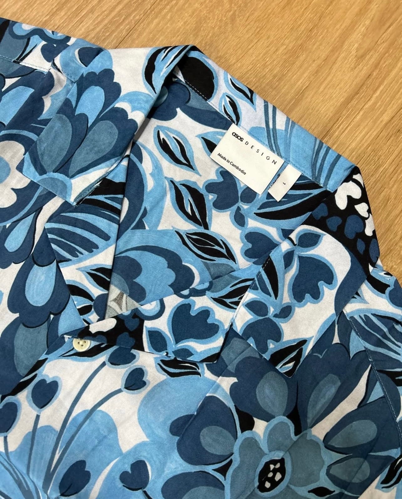 Asos Shirt in Blue Pattern