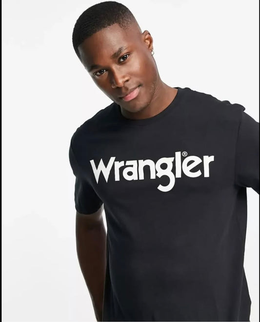 Wrangler Regular Fit T Shirt in Black