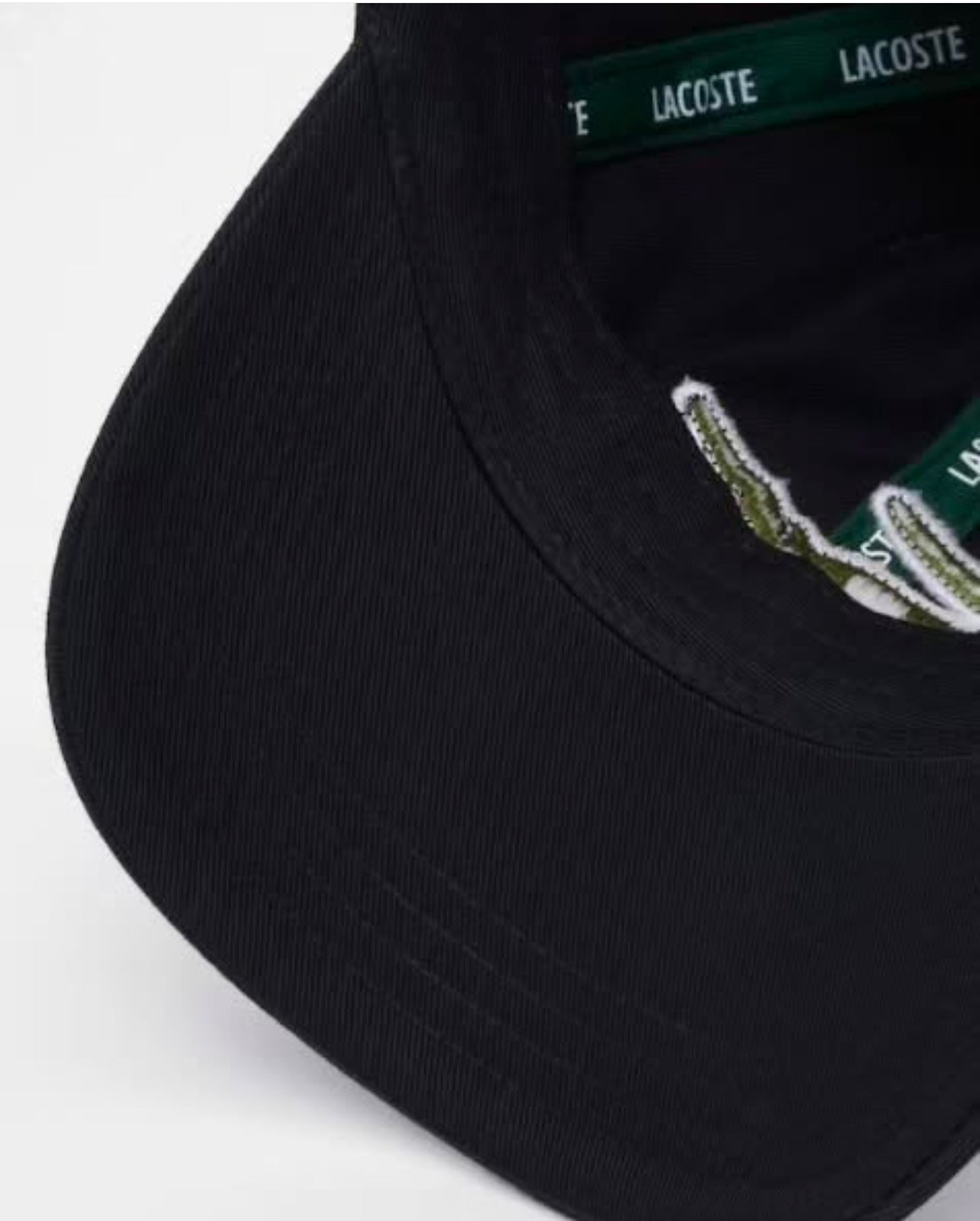 Lacoste Baseball Cap with Large Front Logo