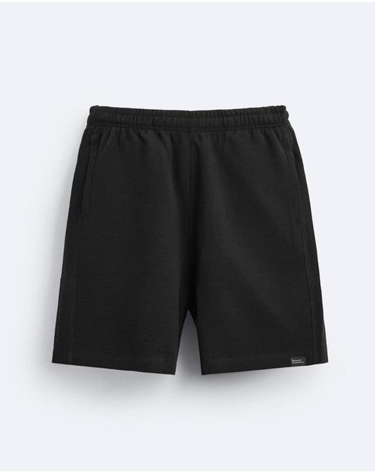 Zara Regular Fit Shorts in Black