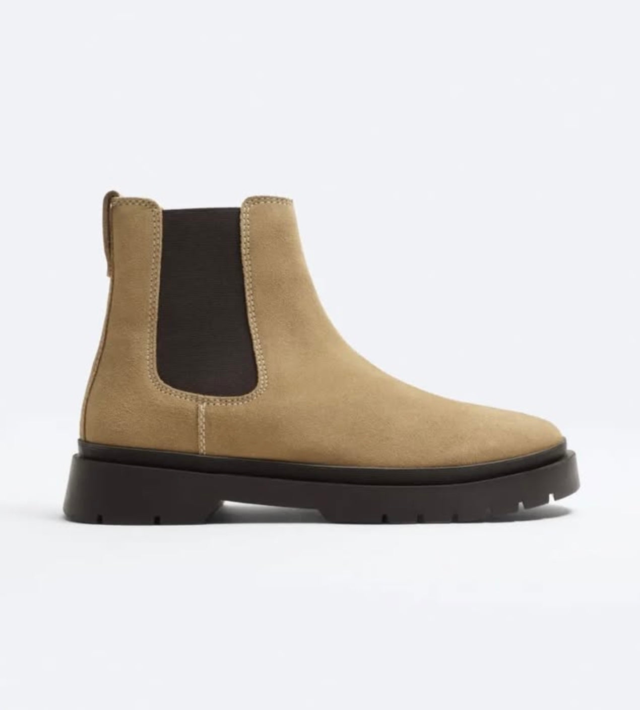 Zara Chelsea Boot in Suede