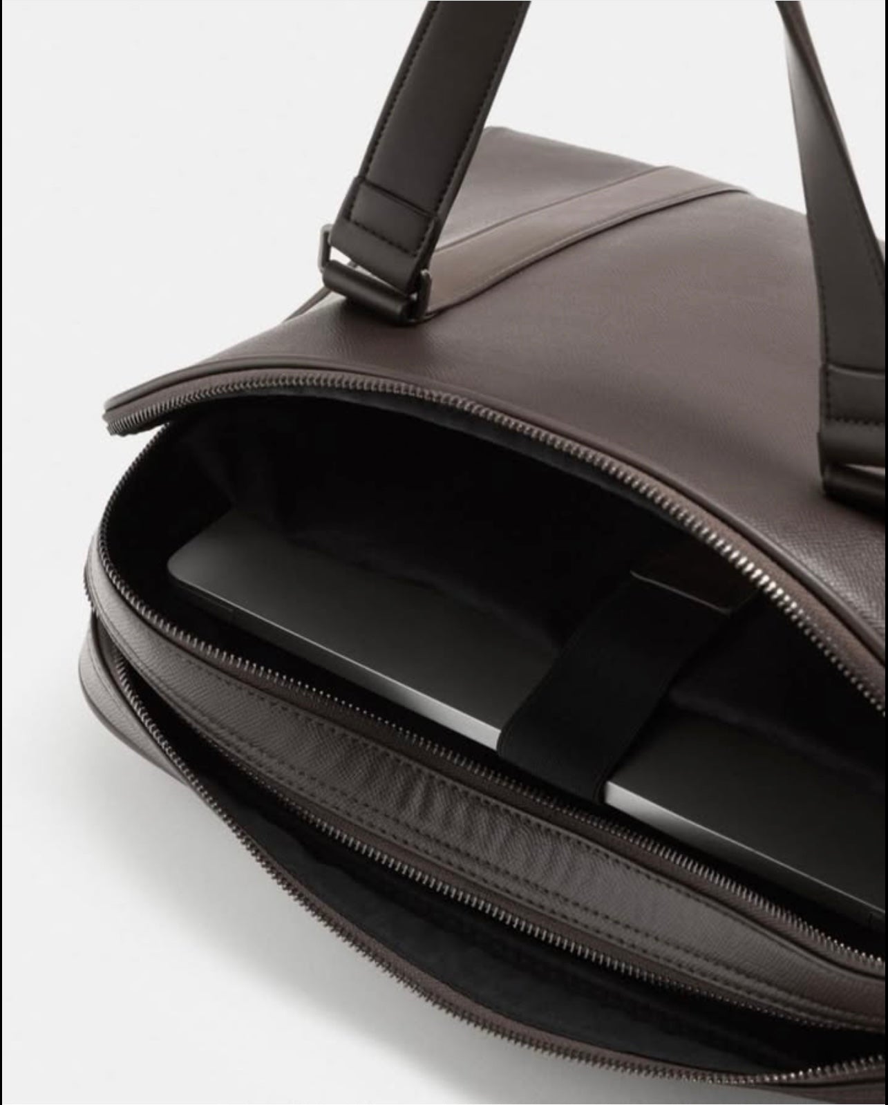 Zara Double Textured Briefcase