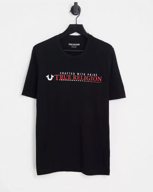 True Religion Regular Fit T Shirt in Black