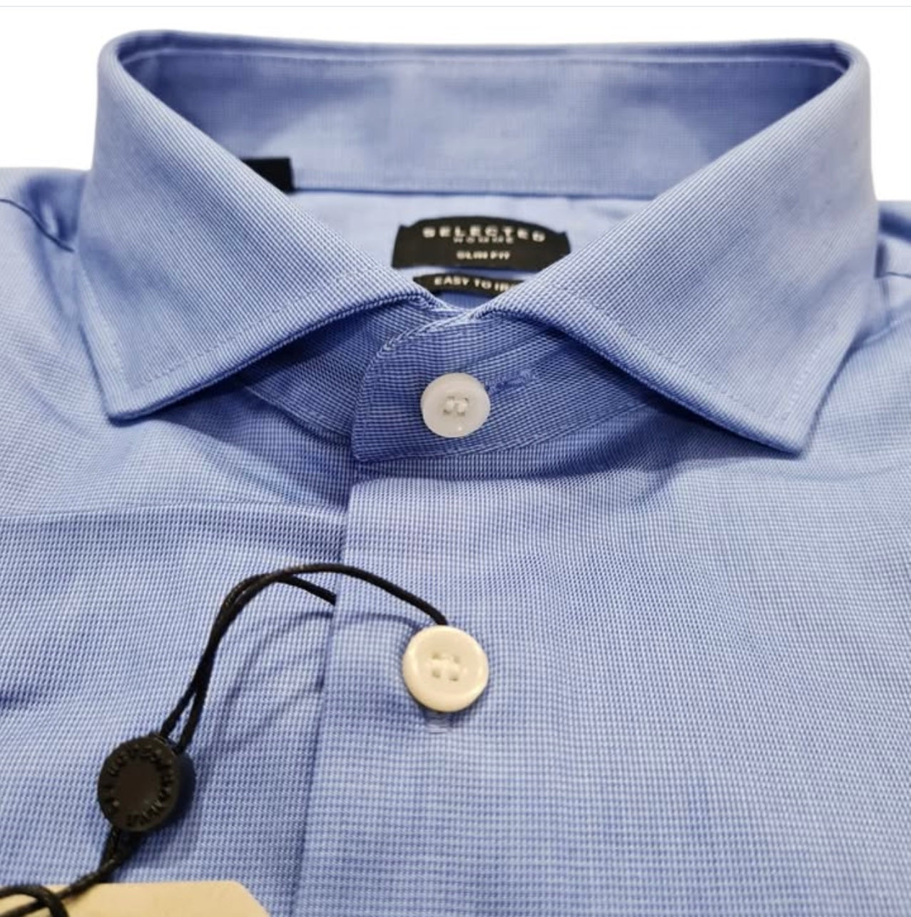 Selected Homme Slim Fit Plain Button Cuff Shirt