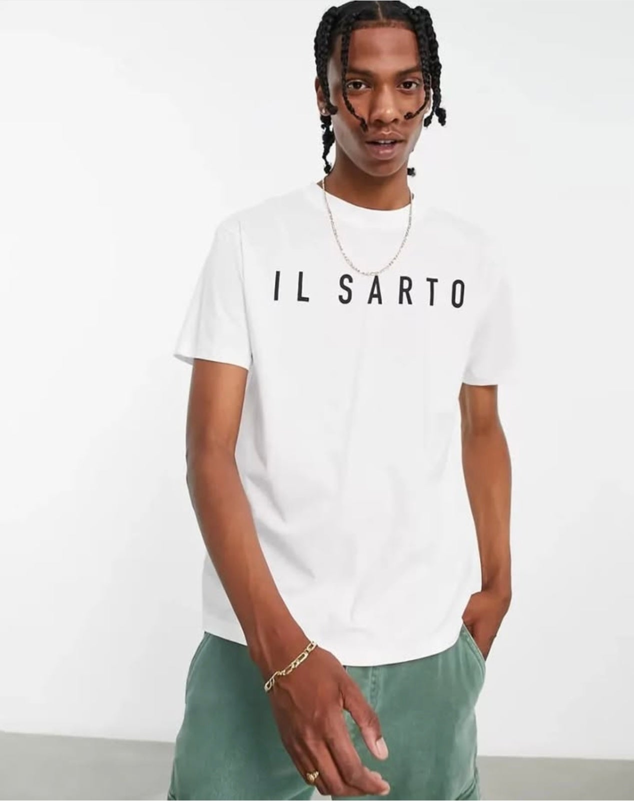 IL Sarto Regular Fit T Shirt In White