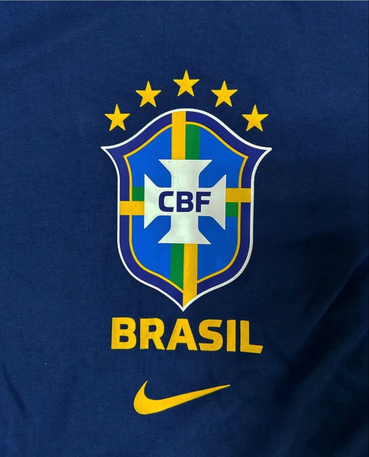 Nike Brasil T Shirt in Navy