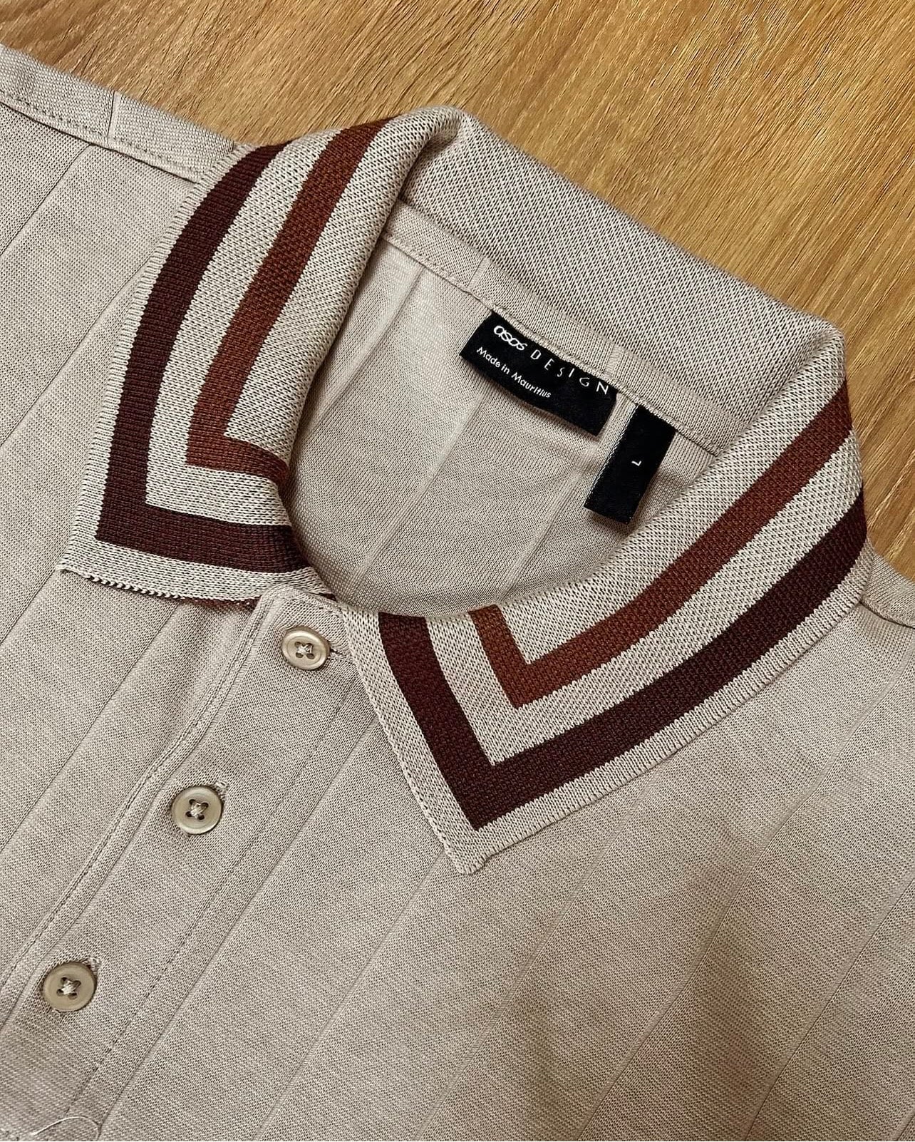 Asos Polo Shirt in Brown