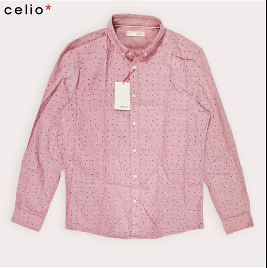 Celio Regular Fit Oxford Cotton Shirt