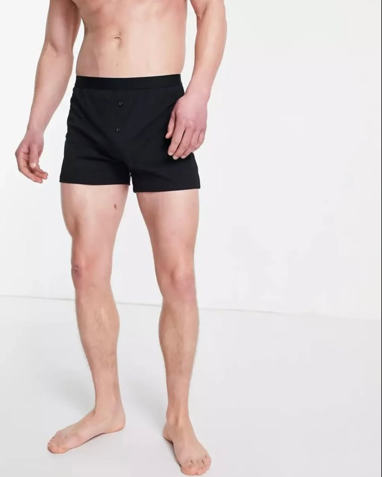 Asos Regular Fit Men’s Boxer Shorts in Black