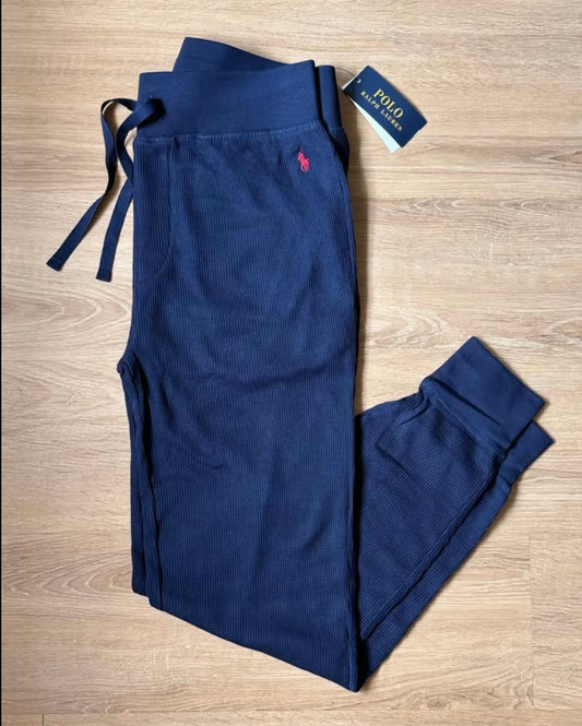 Polo Ralph Lauren Waffle Lightweight Joggers in Navy