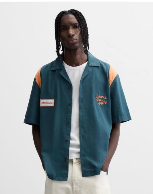 Zara Colour Block Patch Shirt