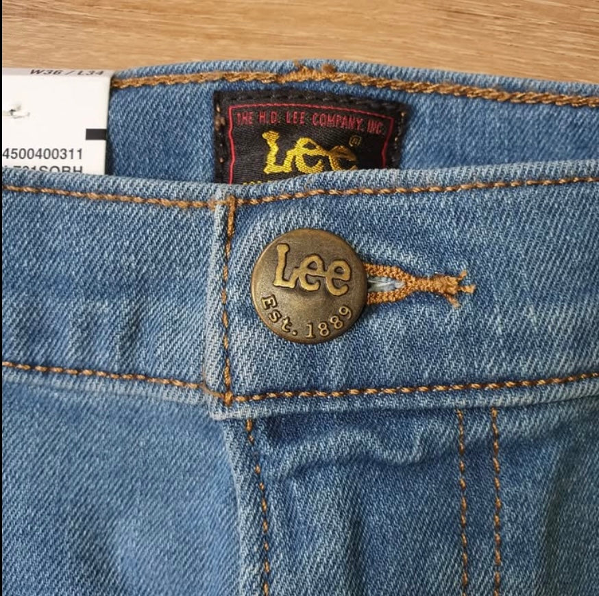 Lee Slim Fit Blue Wash Denim