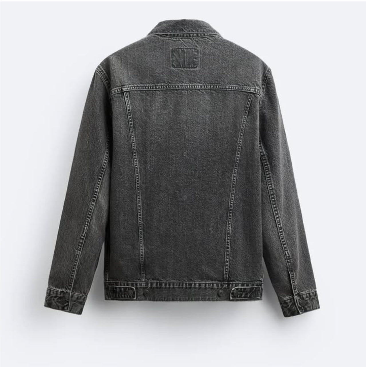 Zara Denim Jacket in Charcoal Wash