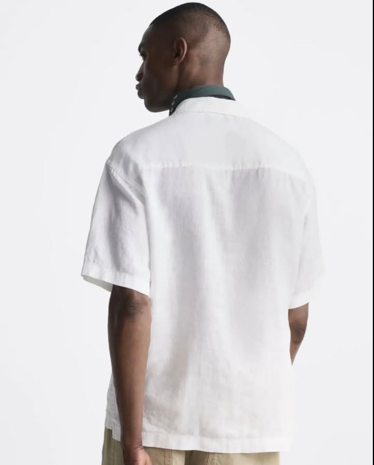 Zara White Shirt in Linen