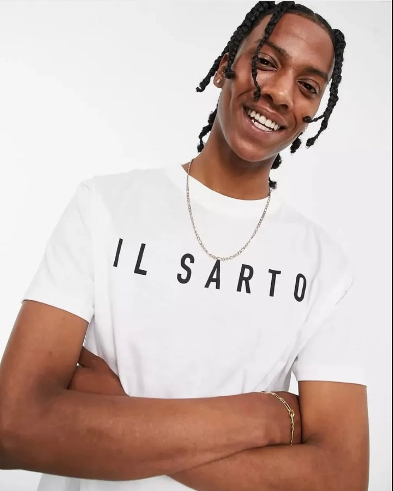 IL Sarto Regular Fit T Shirt In White