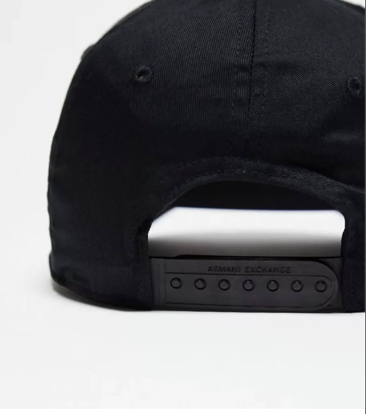 A X Baseball Cap in Black