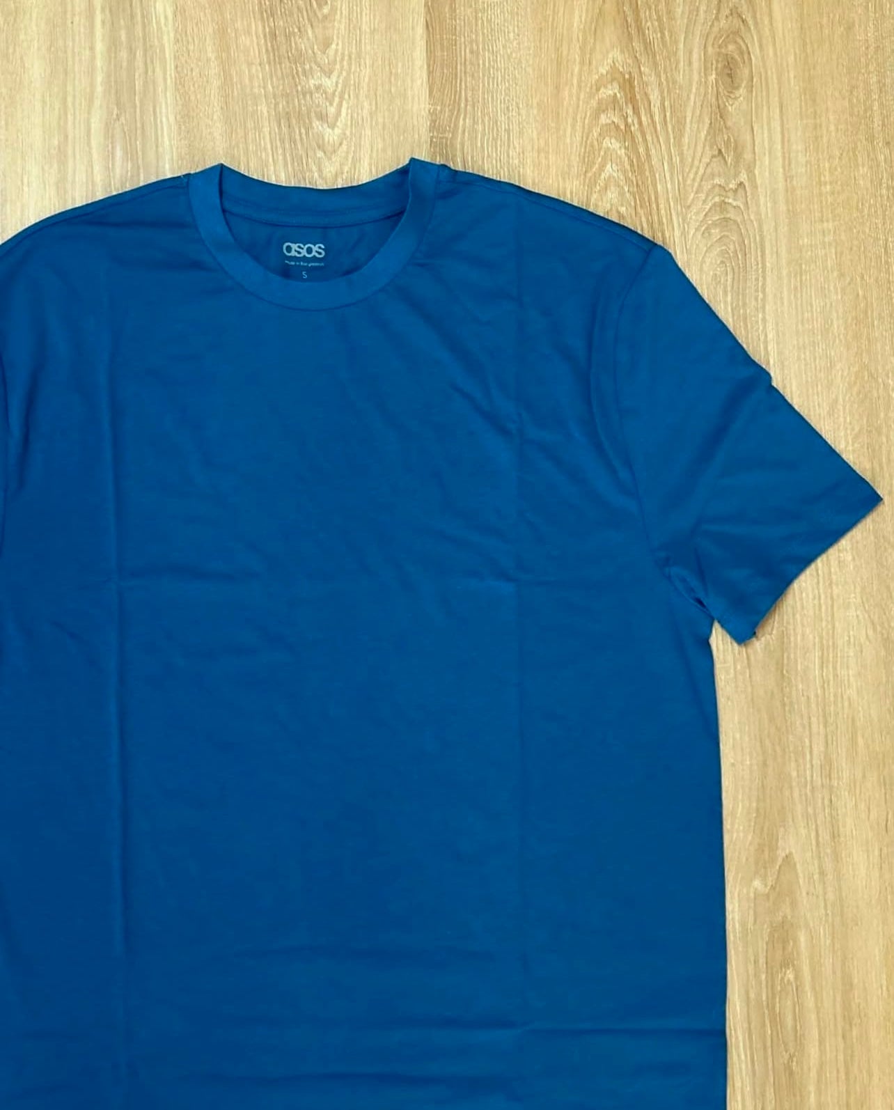 Asos Regular Fit Cotton T shirt in Blue