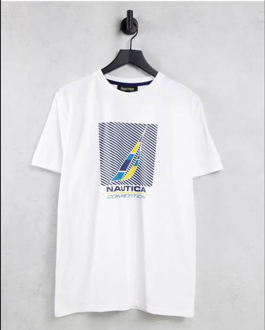 Nautica Regular Fit White T Shirt