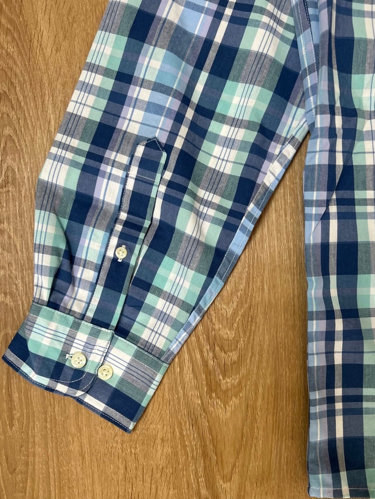 Chaps Blue Plaid Shirt