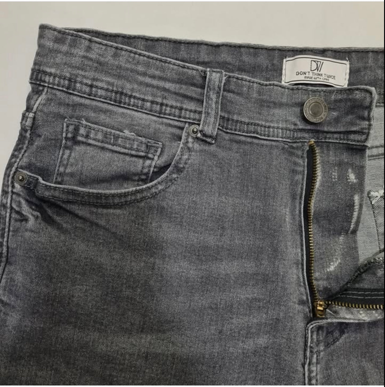 DTT Skinny Fit Jeans in Grey