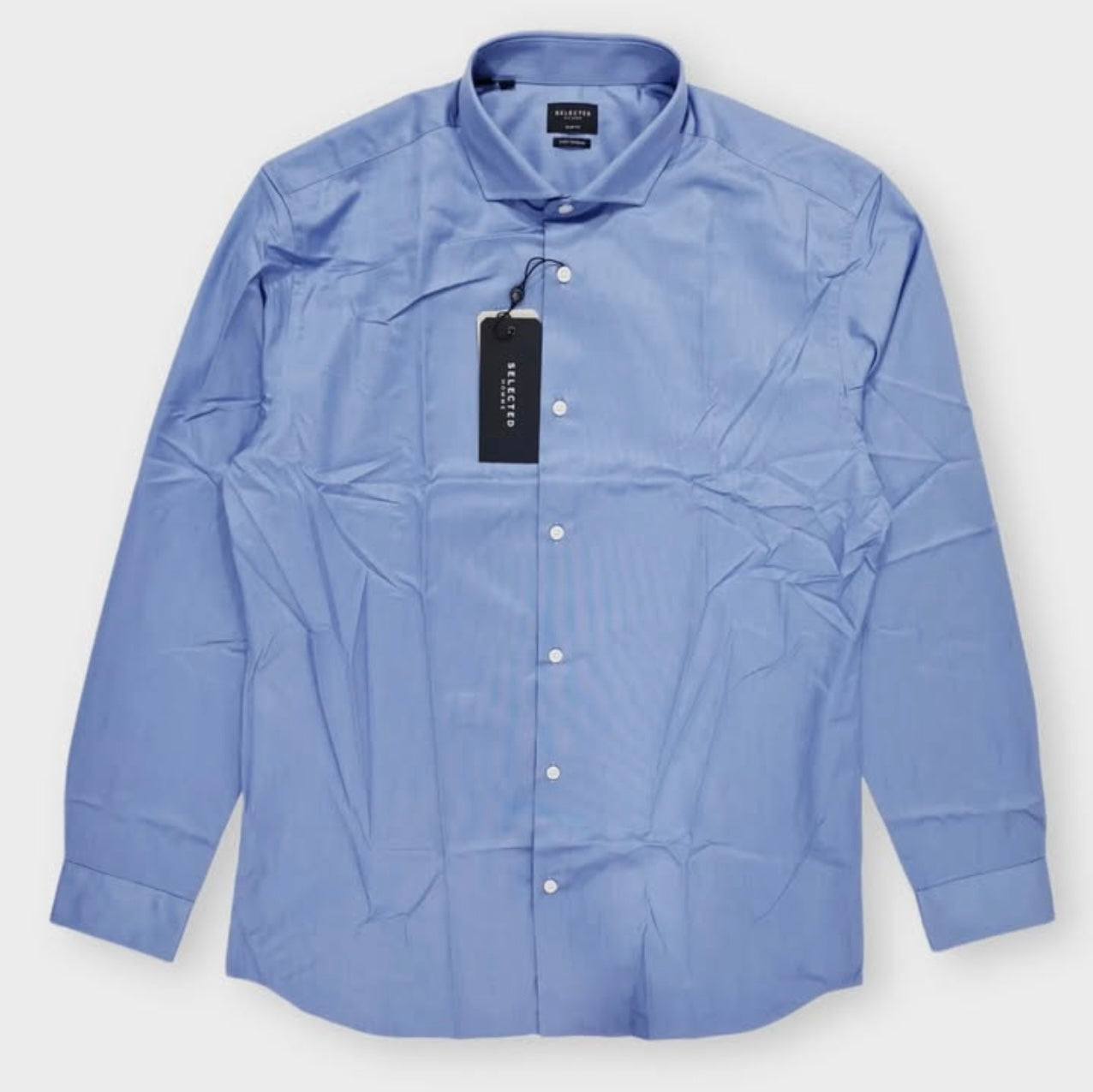 Selected Homme Slim Fit Plain Button Cuff Shirt