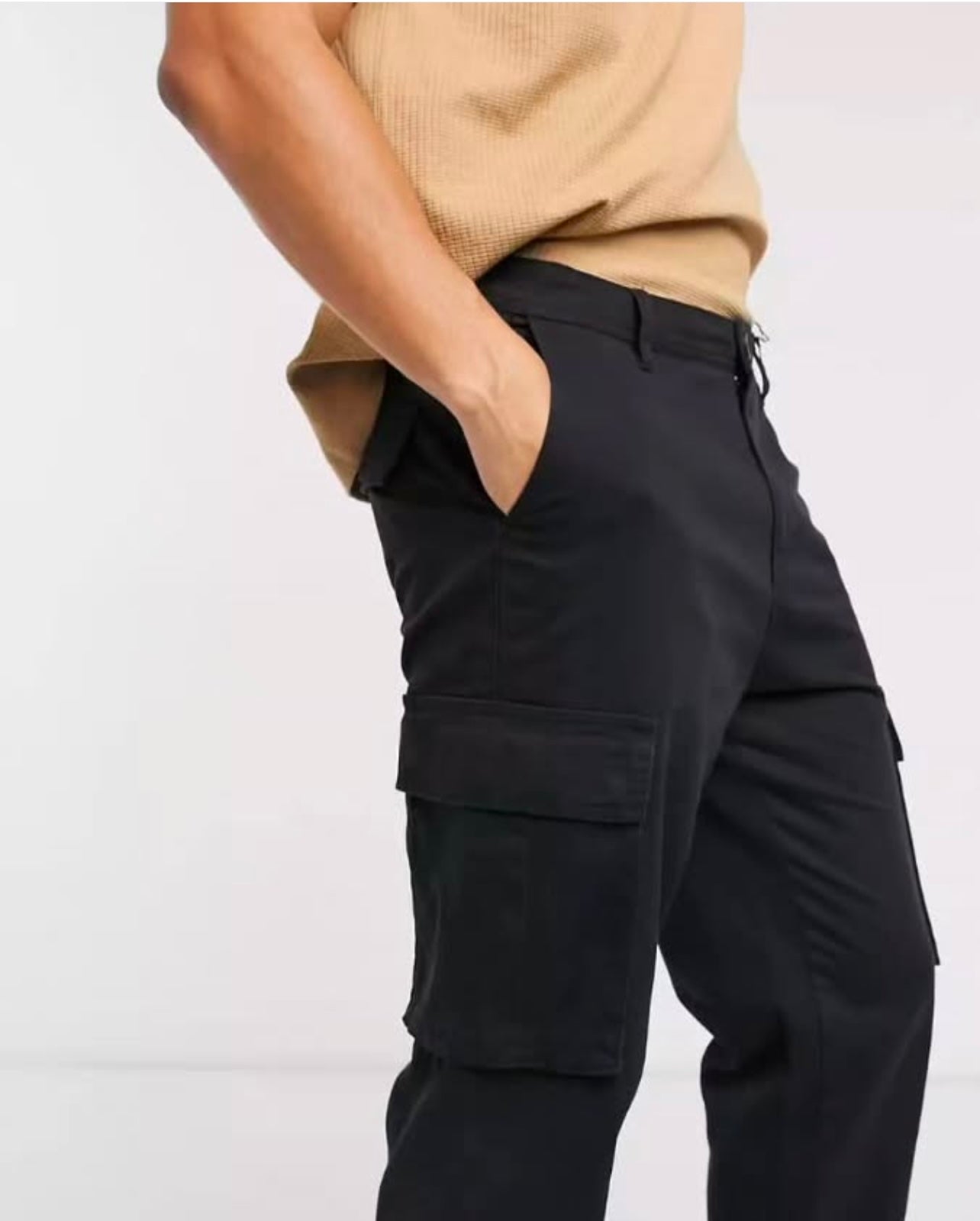 New Look Cargo Pants in Black